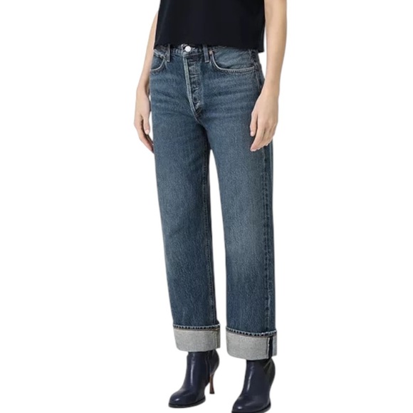 Agolde Denim - NWT AGOLDE Women’s Fran Low-Slung Straight Jeans